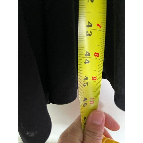 Vintage Ricki Lang Nuit Womens V-Neck Beaded Sequin Bodice Dress Black Sz 8 - Picture 6 of 9